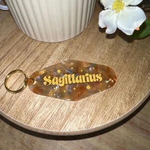 Sagittarius zodiac keychain